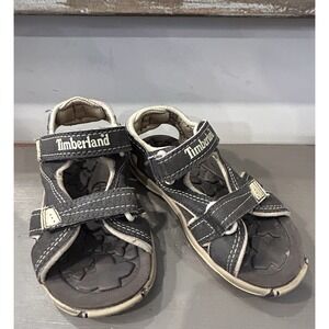 Timberland Toddler Brown And Tan Strap Sandal Water Shoes‎ Size 9 Unisex